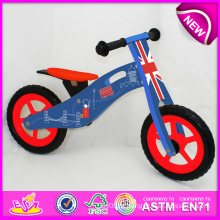 Bicicleta de madeira de alta qualidade da venda quente, bicicleta de madeira popular do equilíbrio, bicicleta nova W16c087 das crianças da forma